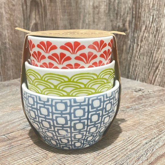 Starbucks Other - Starbucks Red, Green, and Blue Nesting Tea Cups